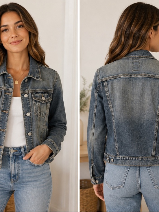 GAP Jackets & Blazers - GAP Stretch Classic Women's Denim Jacket - Casual Trucker Style